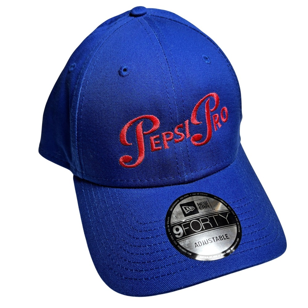 New Era Pepsi Pro Royal Blue Adjustable Baseball Hat Cap Mens OSFM‎ 2021